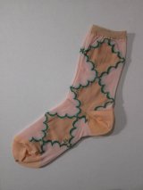 Eine Lilie Flower Lace socks 