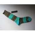 画像1: ayame' Wide stripy socks (1)