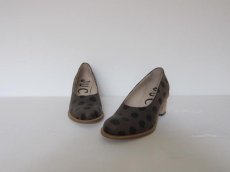 画像1: JUCO. ハンドペイントパンプス (1)
