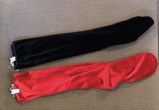 画像2: RIDDLEMMA Velvet knee sock's (2)