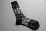 ayame' デコボコスラブ socks (men's)