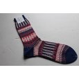 画像1: ayame' Basket lunch  socks (men's) (1)