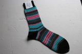 ayame' ギザギザノコギリ socks (men's)