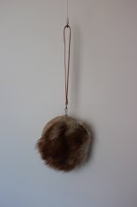 画像1: KISHIDAMIKI fur circle bag (1)