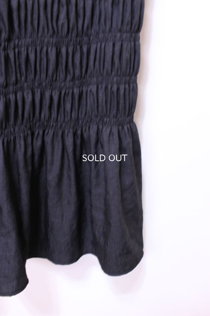 画像3: youmolaugh シャンブレーシャーリングスカート (3)