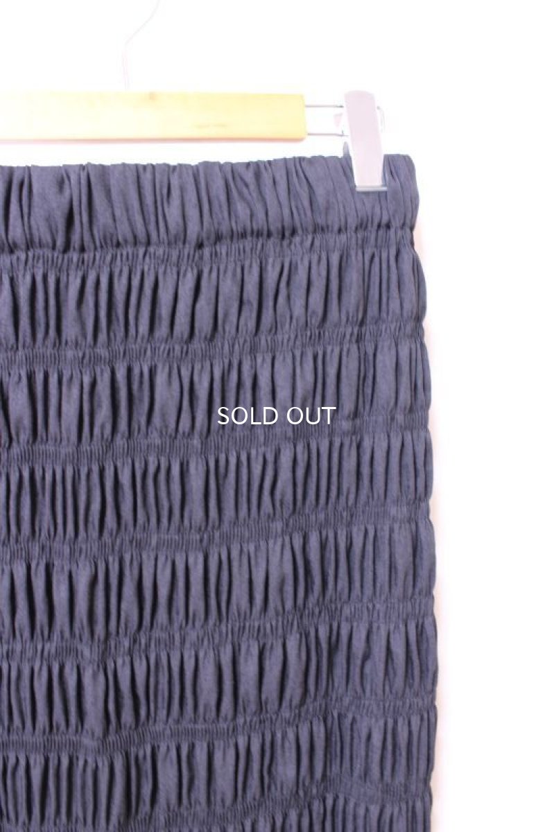 画像2: youmolaugh シャンブレーシャーリングスカート (2)