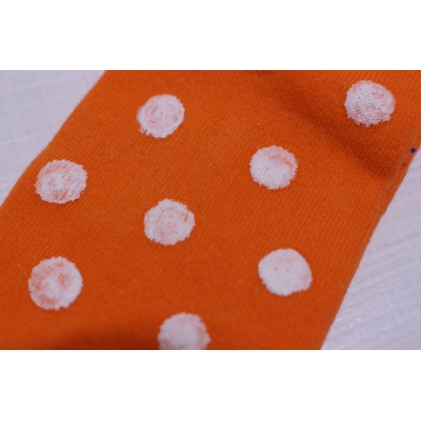 画像2: TYPICAL FREAKS Orange Dot Low Sock