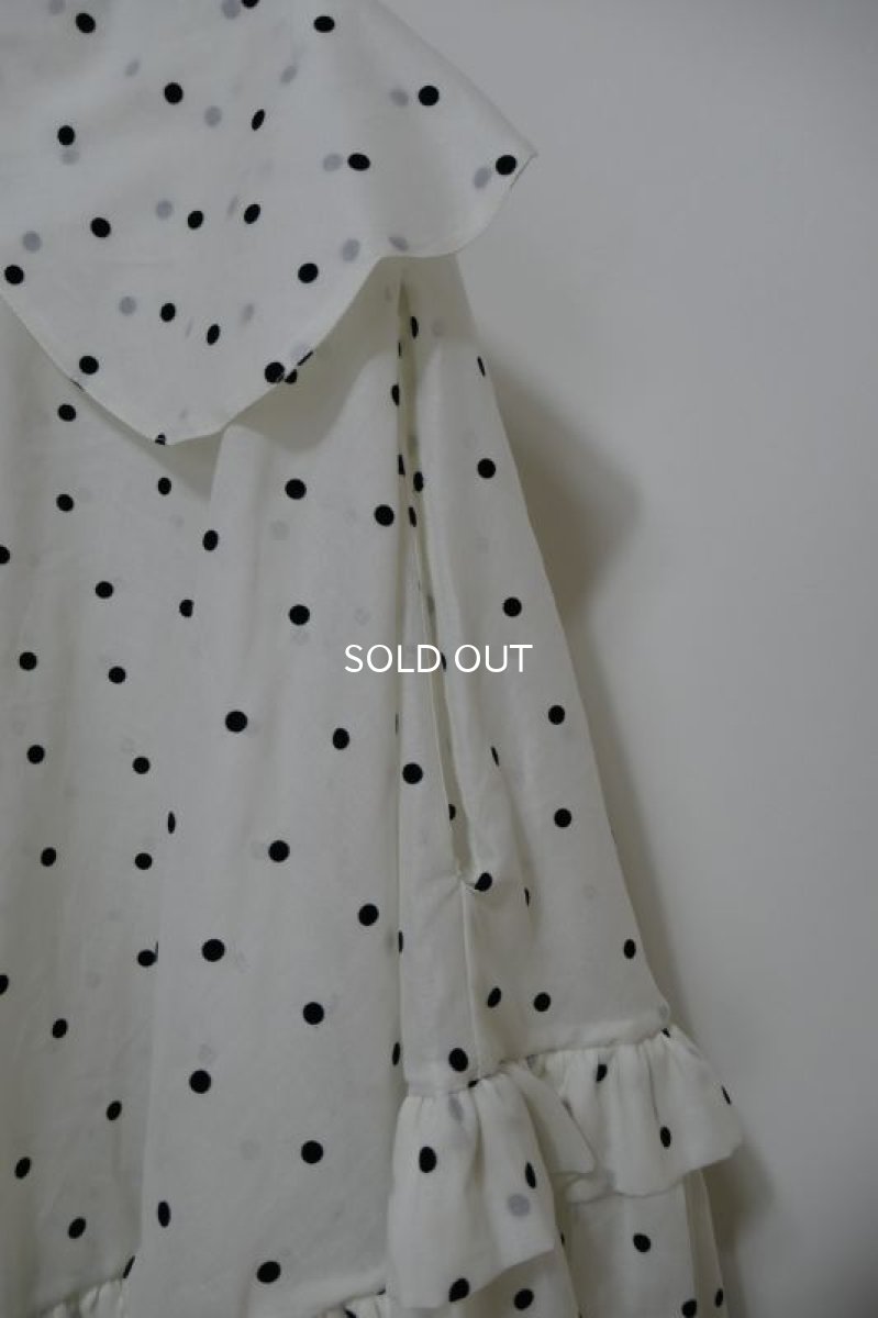 画像3: DECO depuis 1985 DOT PONCHO DRESS (3)