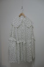 画像1: DECO depuis 1985 DOT PONCHO DRESS (1)
