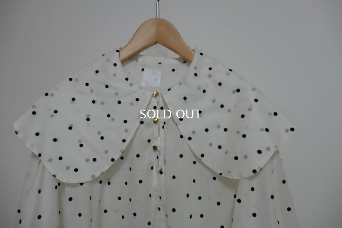 画像2: DECO depuis 1985 DOT PONCHO DRESS (2)