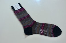 画像2: ayame' Accordion socks(men's) (2)