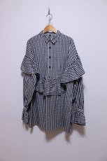 画像1: NATIVE VILLAGE Frill blouse (1)