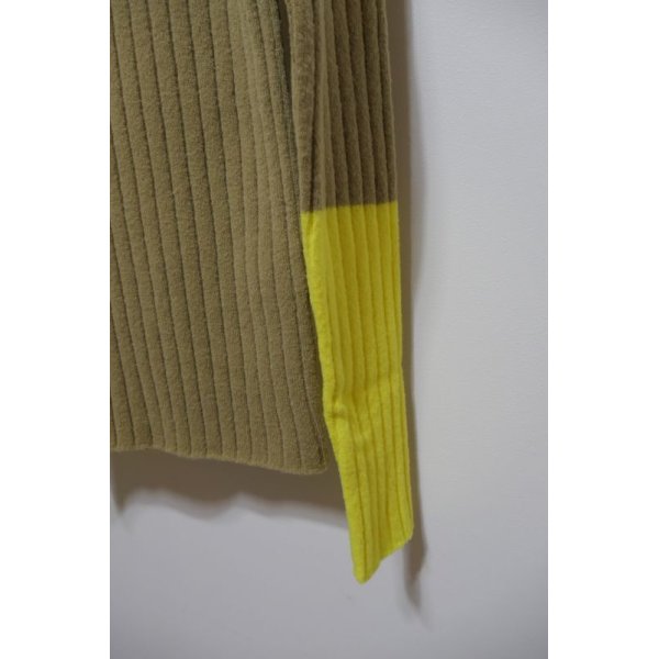 画像4: YUKI SHIMANE Two-Tone Rib knit top