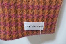 画像2: YUKI SHIMANE Mohair Jacquard knit Scarf (2)