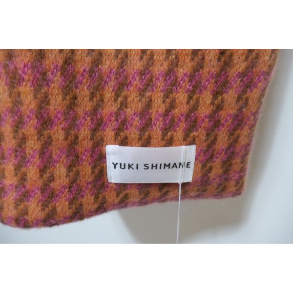 画像2: YUKI SHIMANE Mohair Jacquard knit Scarf