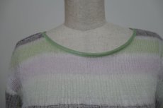 画像2: YUKI SHIMANE Shirring Border knit Pullover (2)