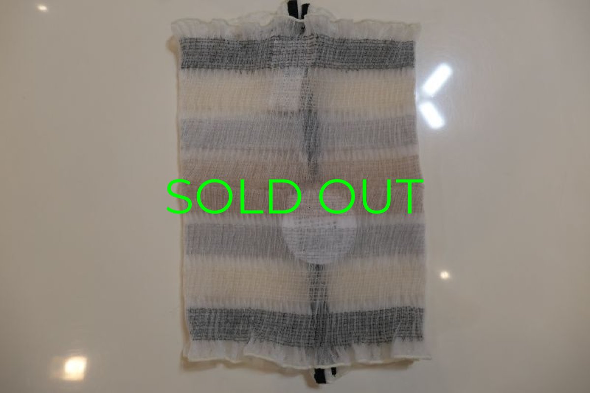 画像4: YUKI SHIMANE Shirring Border knit Bustier (4)