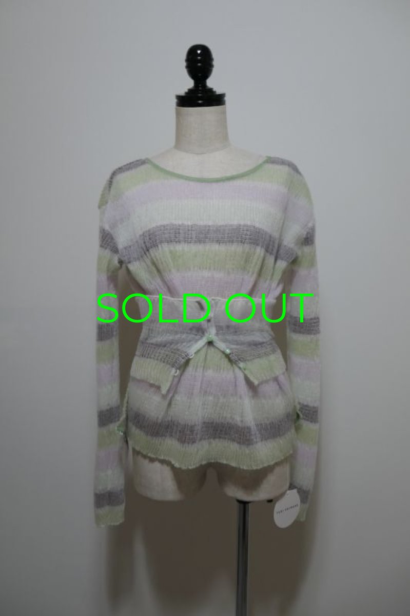 こちらはLime Green&Pinkです。着用のご参考になさって下さい