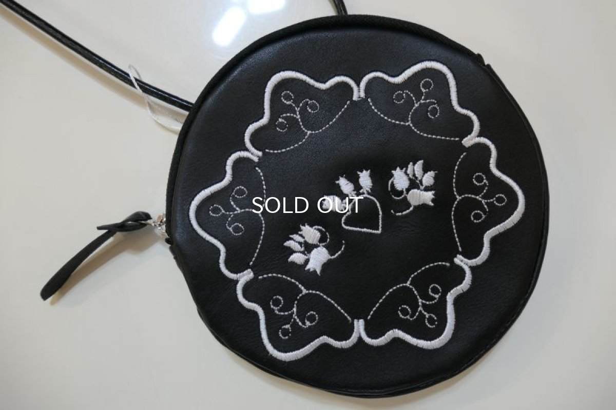 画像1: DECO depuis 1985 MOTIF LACE EMBROIDERY POCHETTE (1)