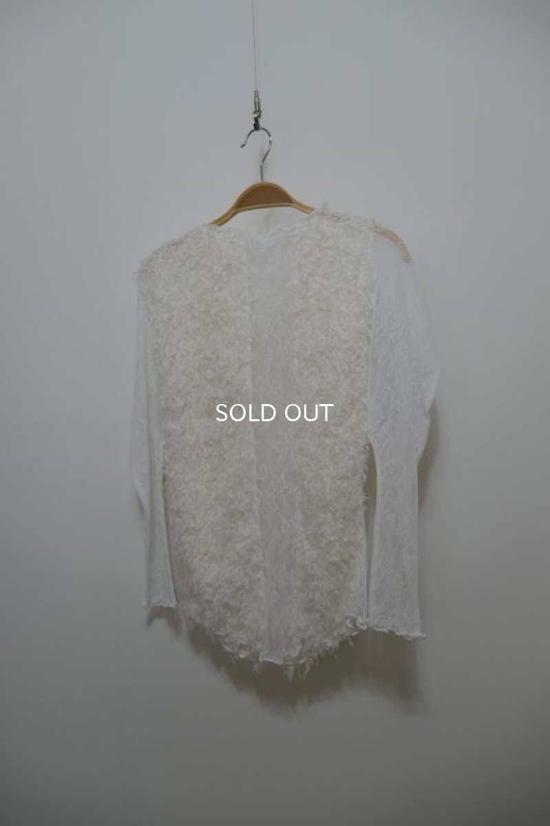 画像1: DECO depuis1985 FEATHER LACE PANEL TOPS (1)