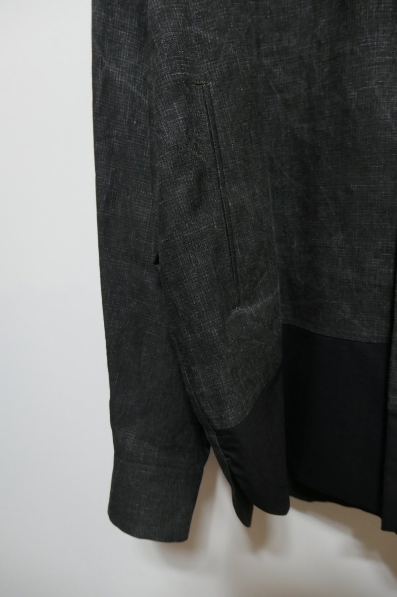画像3: ETHOSENS Linen over shirt (3)