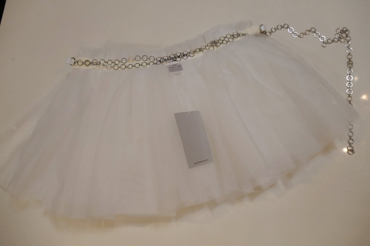 画像4: KISHIDAMIKI tulle chain belt(short) (4)