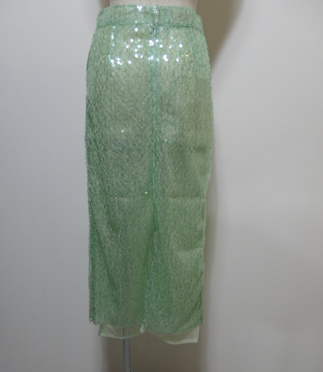 画像3: VIVIANO Sequins Midi Skirt (3)