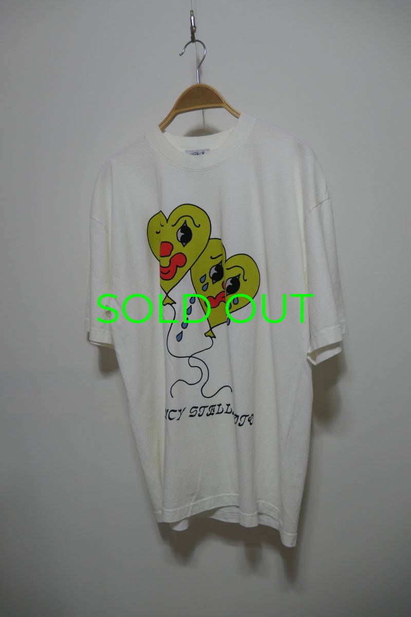 画像1: Nancy stellasoto HAPPY SAD FACE TEE SHIRT DRESS (1)