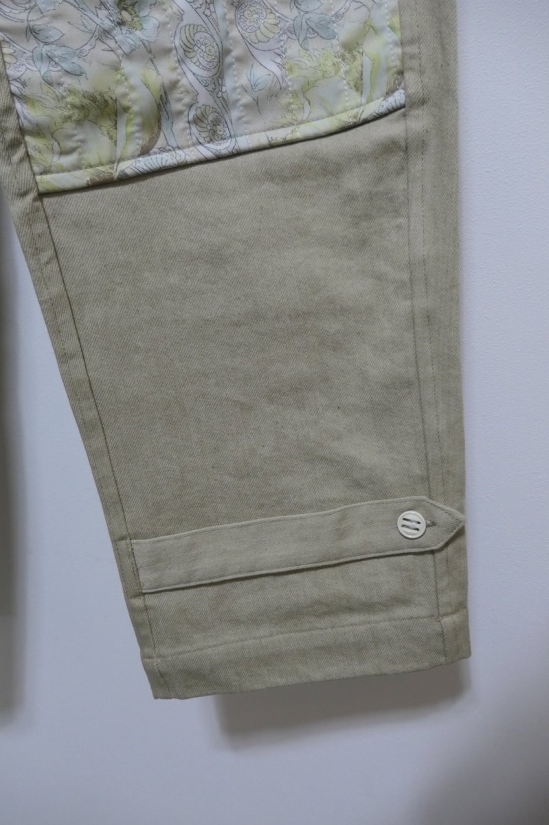 画像3: DECO depuis1985 FLOWER PATCH PANTS (3)