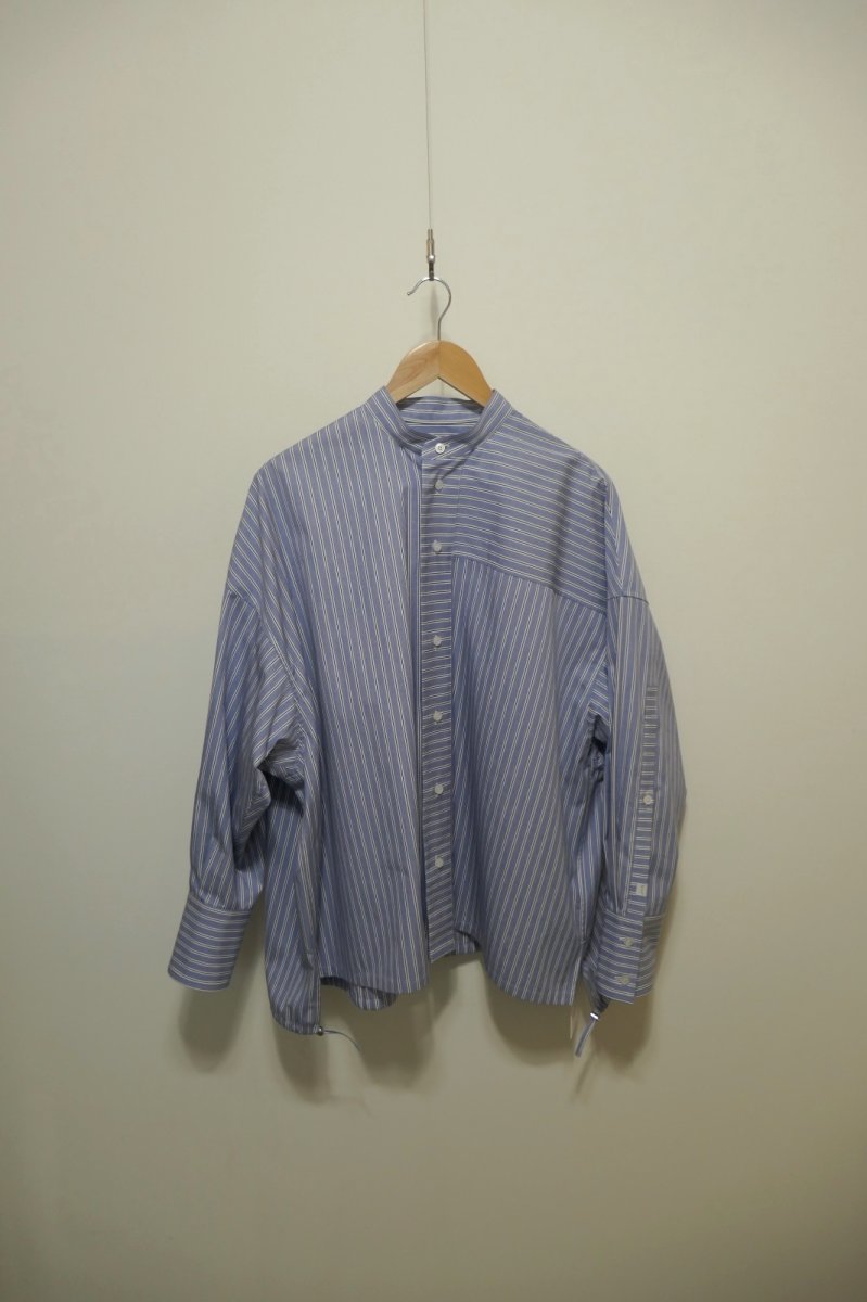 画像1: tactor big gathered line shirt (1)