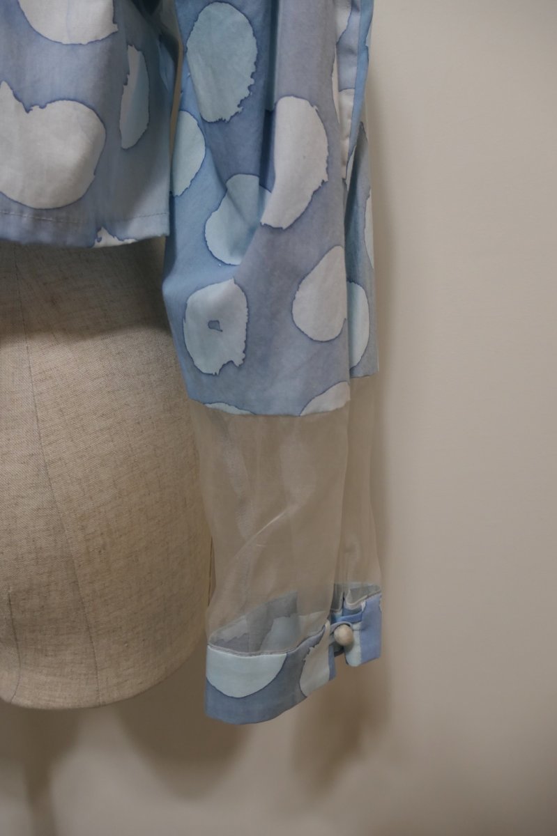 画像6: YUI MATSUDA オーガンジーパーツギャザーブラウス (6)