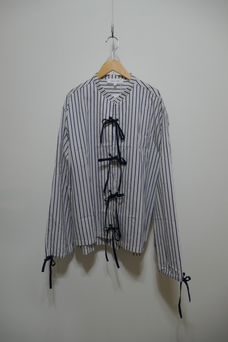 画像1: Sister Jane Howard Stripe Bow Shirt (1)