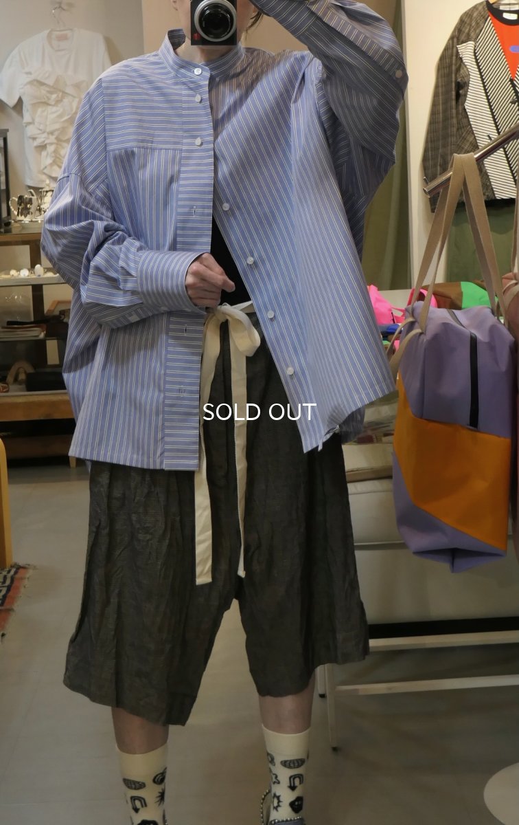 画像6: tactor big gathered line shirt (6)