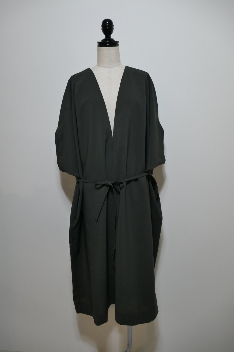 画像1: the last flower of the afternoon Cowl sleeve dress (1)