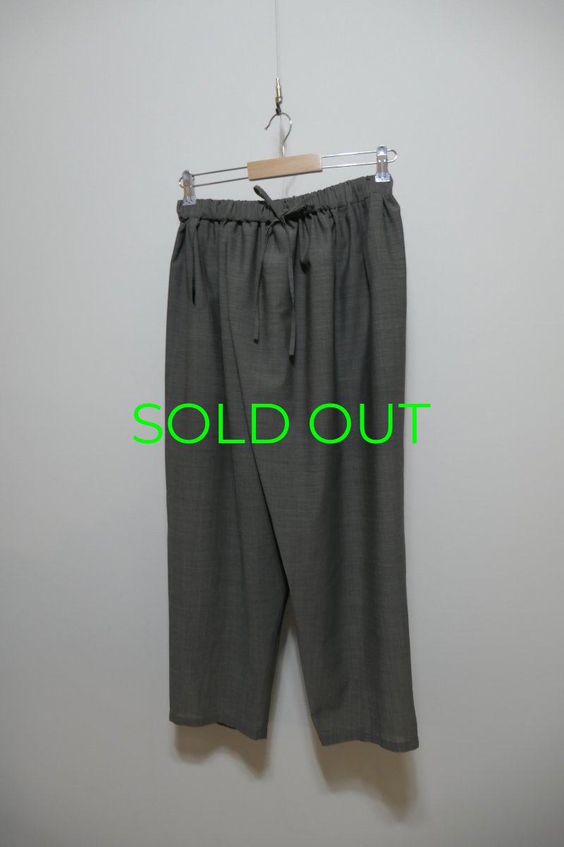 画像1: the last flower of the afternoon elastic waist wrap pants (1)