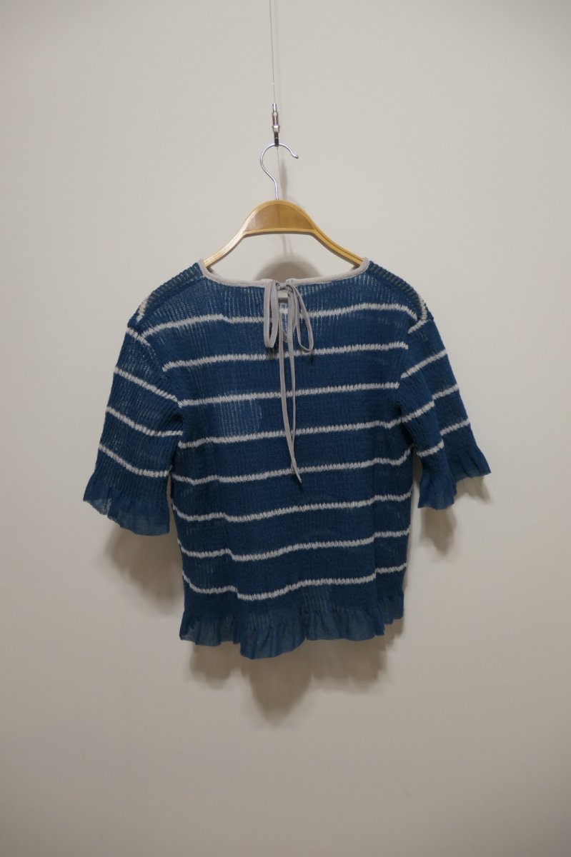 画像4: YUKI SHIMANE Border Knit Wide top (4)