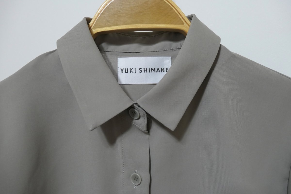 画像2: YUKI SHIMANE Border Knit Sleeve Shirt (2)