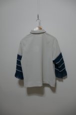 画像4: YUKI SHIMANE Border Knit Sleeve Shirt (4)
