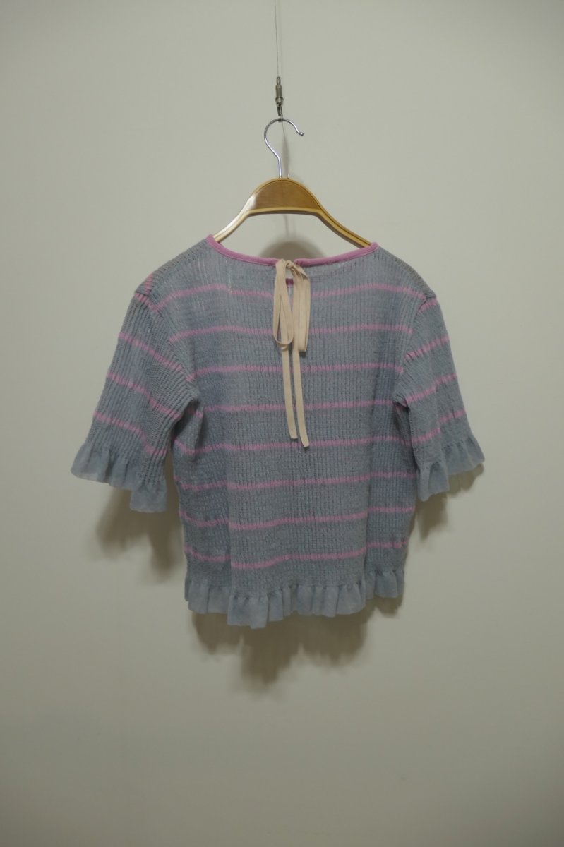 画像3: YUKI SHIMANE Border Knit Wide top (3)