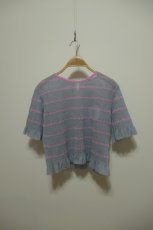 画像1: YUKI SHIMANE Border Knit Wide top (1)