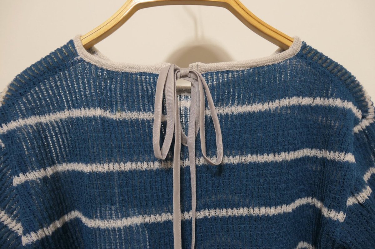 画像5: YUKI SHIMANE Border Knit Wide top (5)