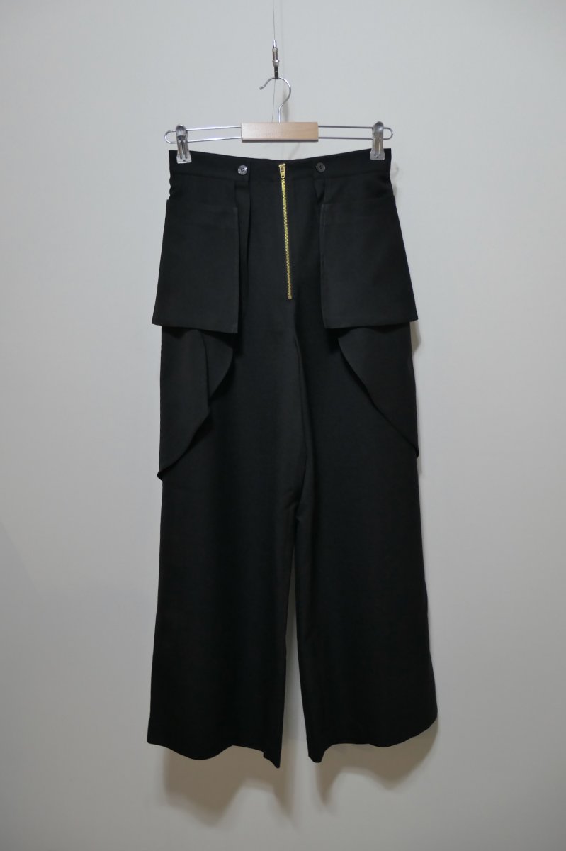 画像1: YUKI SHIMANE Wrap Pockets Trousers (1)
