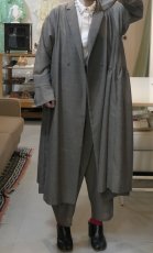 画像1: the last flower of the afternoon Poet sleeve shirt dress (1)