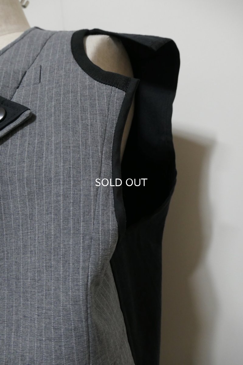 画像3: masao shimizu DOCKING VEST(OLD JACKET) (3)