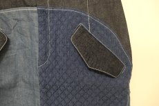 画像3: DECO depuis1985 SASHIKO MIX DENIM SKIRT (3)