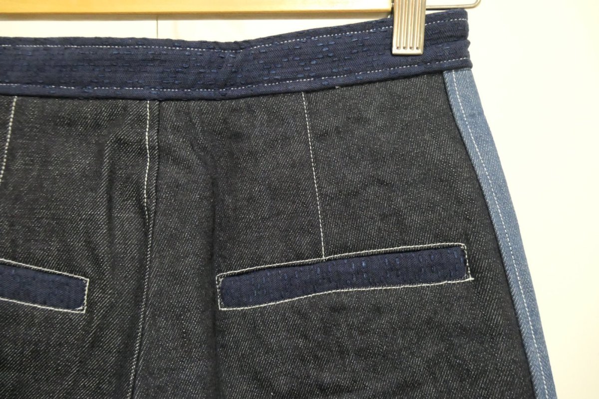 画像5: DECO depuis1985 SASHIKO MIX DENIM PANTS (5)