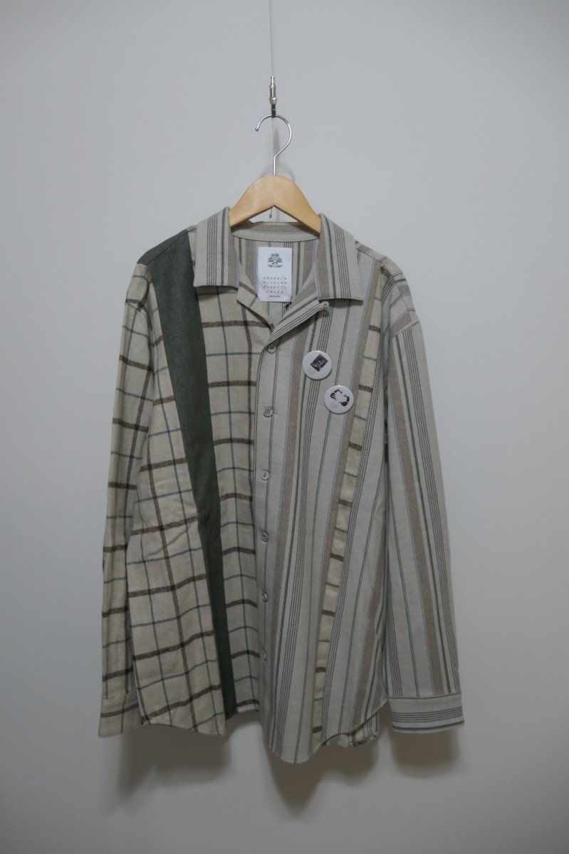画像1: STOF MIX STRIPE SHIRT (1)
