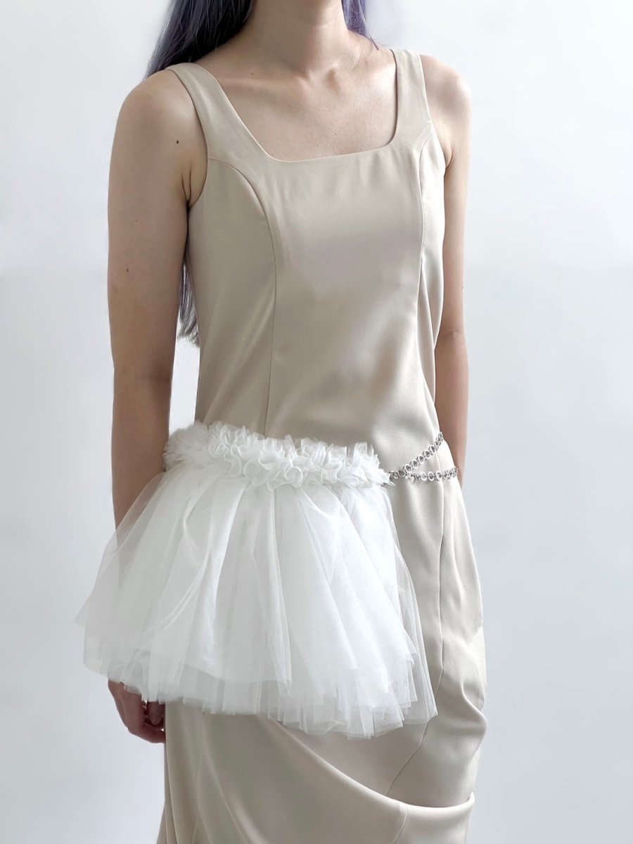 画像6: KISHIDAMIKI tulle chain belt(short) (6)