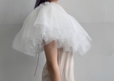 画像5: KISHIDAMIKI tulle chain belt(short) (5)
