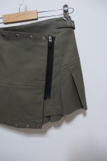 画像2: KISHIDAMIKI studs wrap skirt  (2)